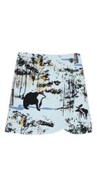 Forest Print Mini Skirt