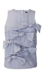 Gaucho Striped Tie Top