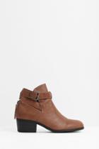 Tobi Merry Buckled Ankle Booties
