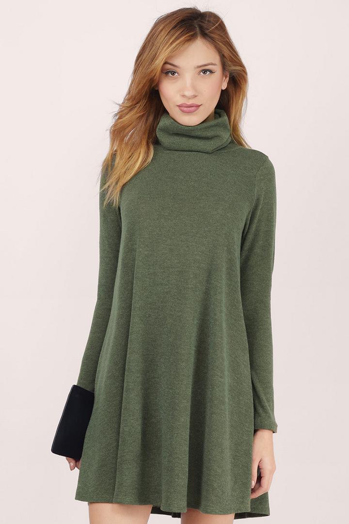 Tobi Ines Cowl Shift Dress