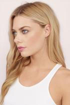 8 Other Reasons X Tobi Cross The Line Drop Bar Earrings
