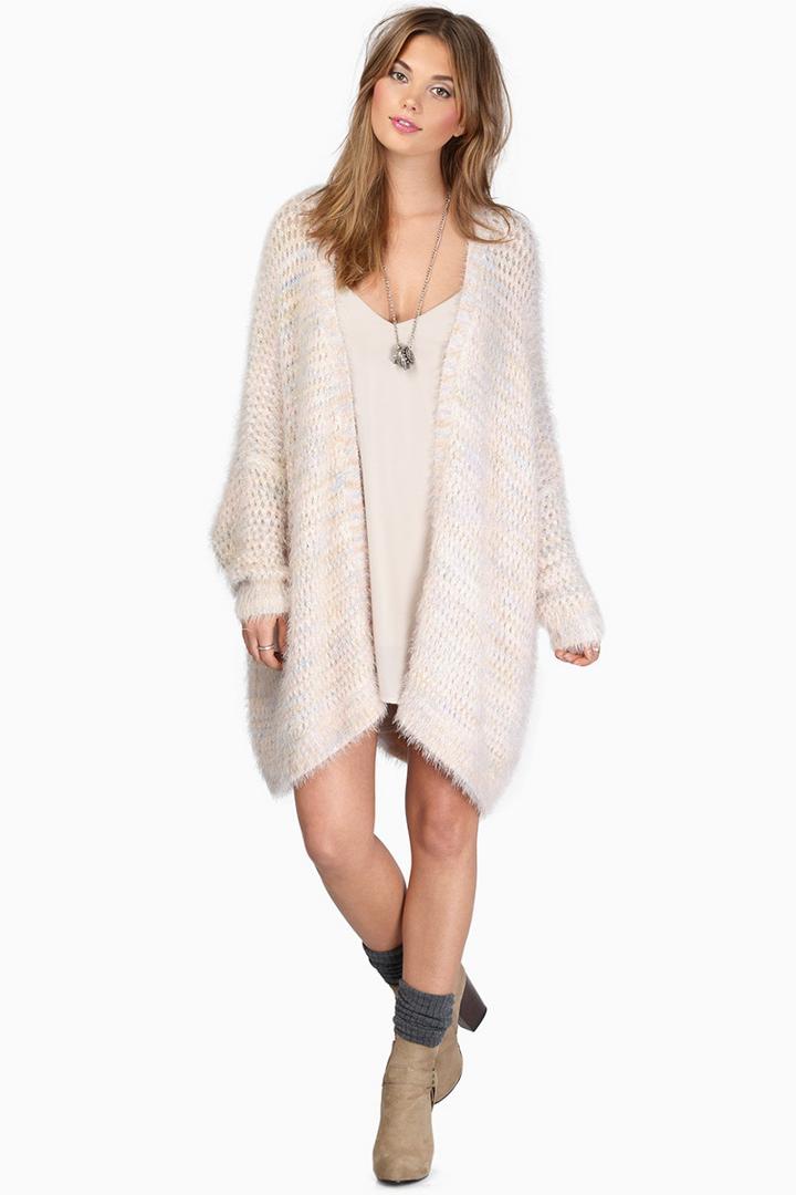 Tobi Candy Coated Knit Cardigan