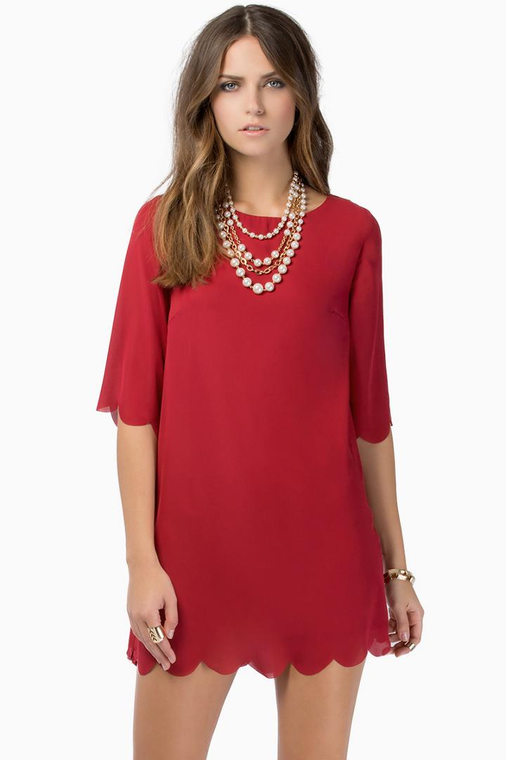 Tobi Ever So Scalloply Dress