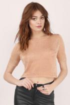 Glamorous Rockie Cropped Metallic Sweater