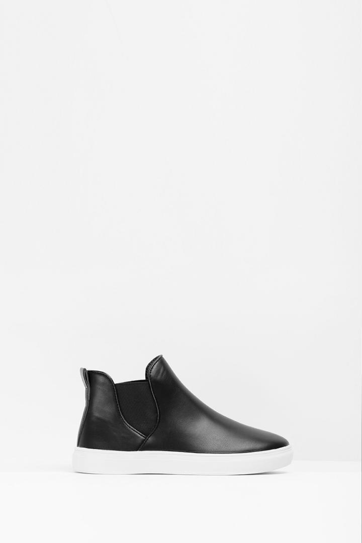 Tobi Rubin High Top Slip-on Sneakers
