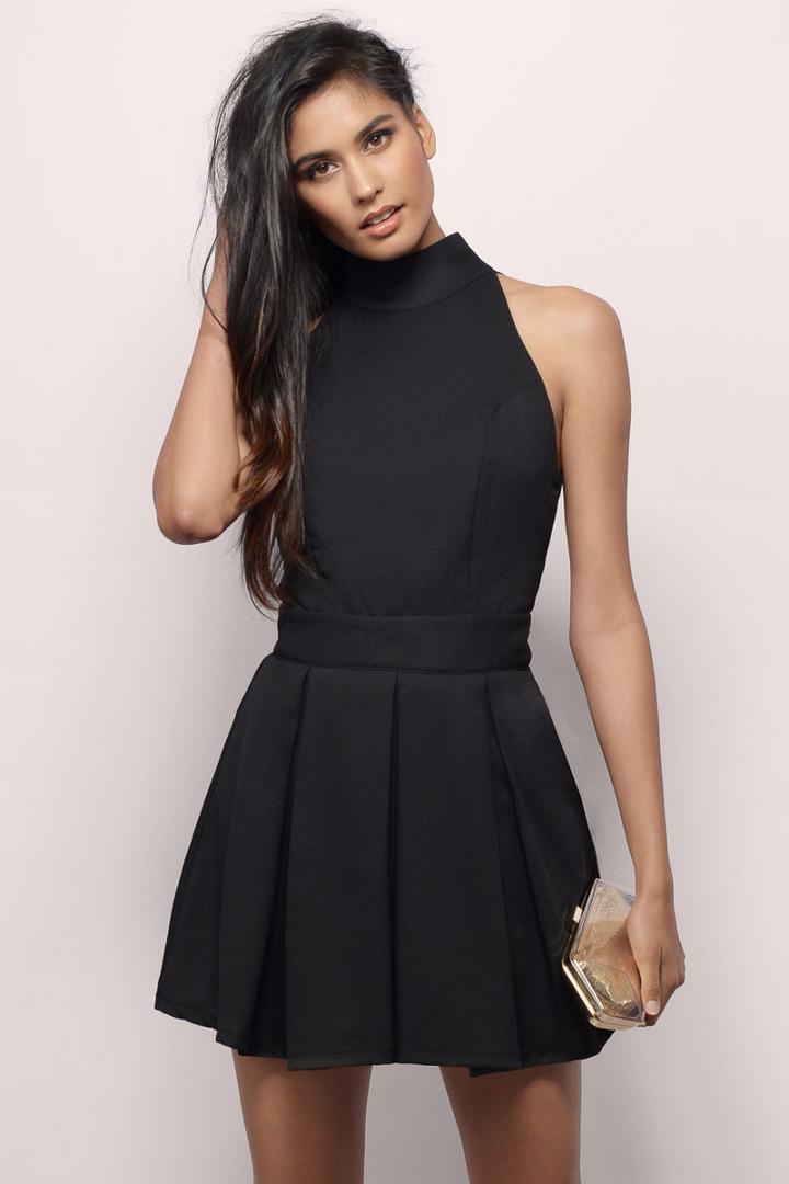 Tobi Stasia Backless Skater Dress