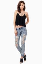 Tobi La Cienega Low Rise Jeans