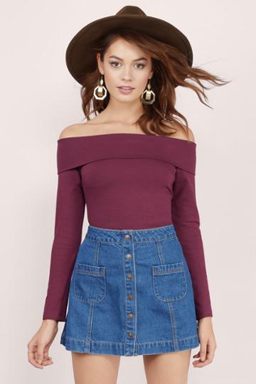 Tobi You And Me Off Shoulder Top