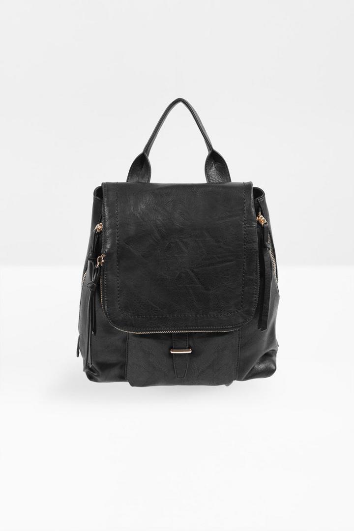 Tobi Bobbi Zip Front Backpack