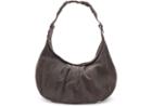 Toms Charcoal Soft Suede Crescent Meridian Hobo Bag