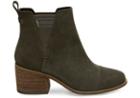 Toms Tarmac Olive Suede Women's Esme Boots