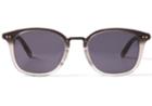 Toms Toms Barron Black Clear Fade Sunglasses With Dark Grey Lens