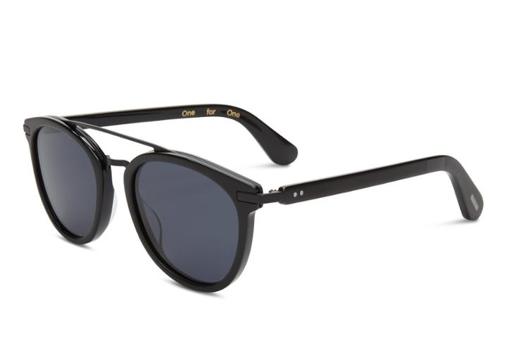 Toms Toms Harlan Matte Black Sunglasses With Dark Grey Lens