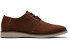 Toms Brown Distressed Leather Men's Preston Dress Shoes