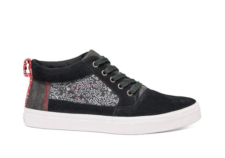 Toms Toms Keith Haring Chalkboard Men's Valdez Mid Shoes - Size 6