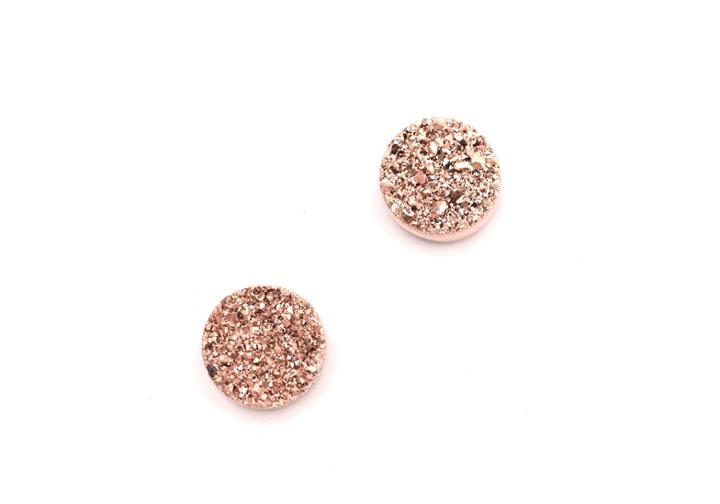 Toms Rose Gold Druzy Earrings