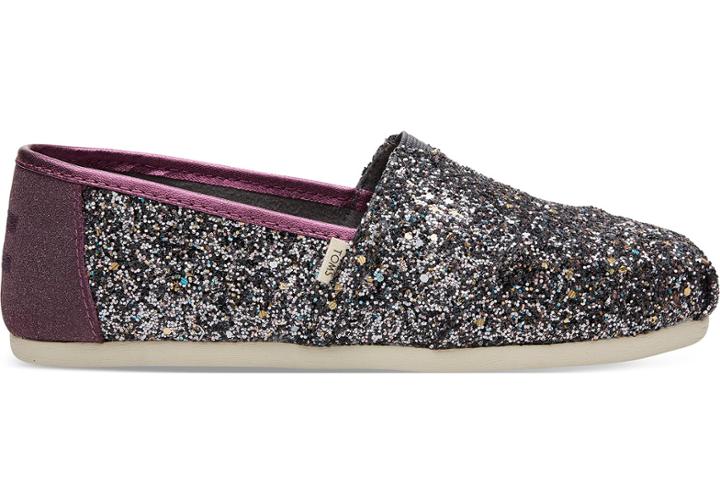 Toms Pewter Party Glitter Women's Classics
