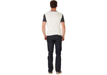 Toms White And Grey Pocket Henley