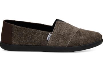 Toms Chocolate Brown Suede Men's Classics Alpargata