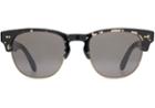 Toms Toms Lobamba Clear Black Tortoise Sunglasses With Grey Gradient Lens