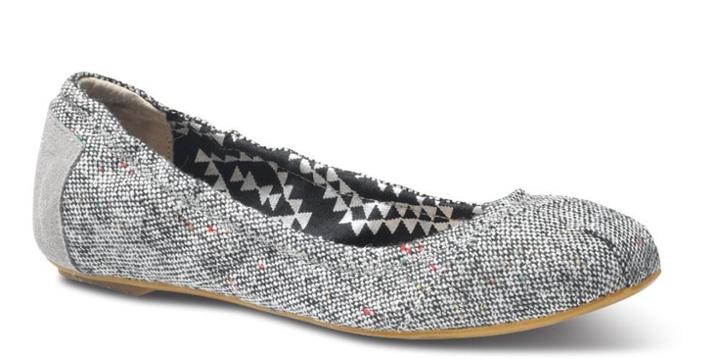Toms Tweed Lurex Women's Ballet Flats
