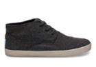 Toms Toms Grey Herringbone Men's Paseo-mids Sneakers Shoes - Size 8