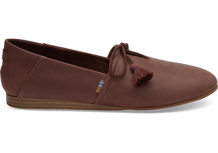 Toms Burnt Henna Women's Kelli Flats