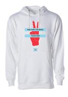 Toms End Gun Violence Together White Pullover Hooded Sweatshirt