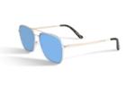 Toms Toms Irwin 201 Satin Gold Sunglasses With Brown Gradient Lens