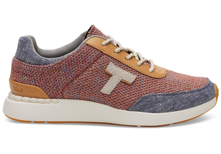 Toms Multi Space Dye Knit And Chambray Women's Arroyo Sneakers