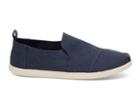 Toms Toms Navy Washed Canvas Men's Deconstructed Alpargatas Shoes - Size 9