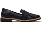 Toms Black Leather Women's Mallory Flats
