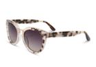 Toms Toms Yvette Black White Lamination Sunglasses With Violet Brown Gradient Lens