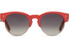 Toms Toms Charlie Rae Cinnabar Red Tortoise Sunglasses With Smoke Grey Lens
