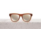 Toms Traveler By Toms Women's Dalston Matte Umber Sunglasses With Ivory Mirror Lens