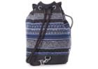 Toms Black Stripe Tribal Drawstring Bag