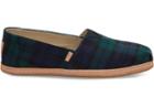 Toms Spruce Plaid Felt Women's Classics