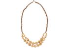 Toms Gold Double Strand Beaded Necklace
