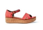 Toms Toms Coral Canvas Women's Harper Wedge - Size 6