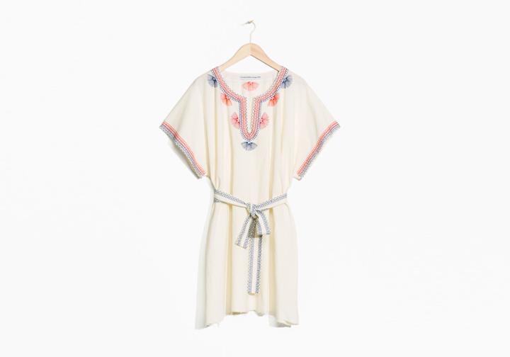 Toms Toms & Other Stories Embroidered Dress - Size 12