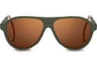 Toms Traveler By Toms Women's Zion Matte Rifle Green Sunglasses With Gold Mirror Lens