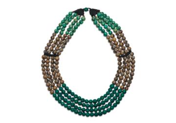 Toms Green Colorblock Acai Necklace