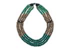 Toms Green Colorblock Acai Necklace