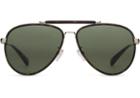 Toms Toms Maverick 401 Whiskey Tortoise Polarized Wrap Sunglasses With Solid Brown Lens