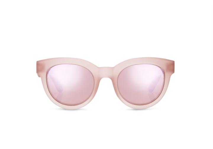 Toms Traveler By Toms Women's Florentin Matte Smoke Lilac Sunglasses With Violet Mirror Lens