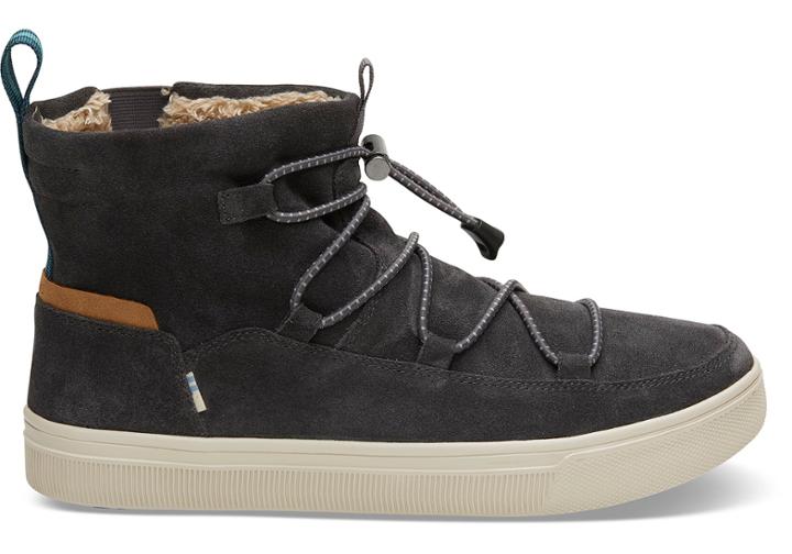 Toms Water Resistant Forged Iron Suede Men's Trvl Lite Alpine Boots