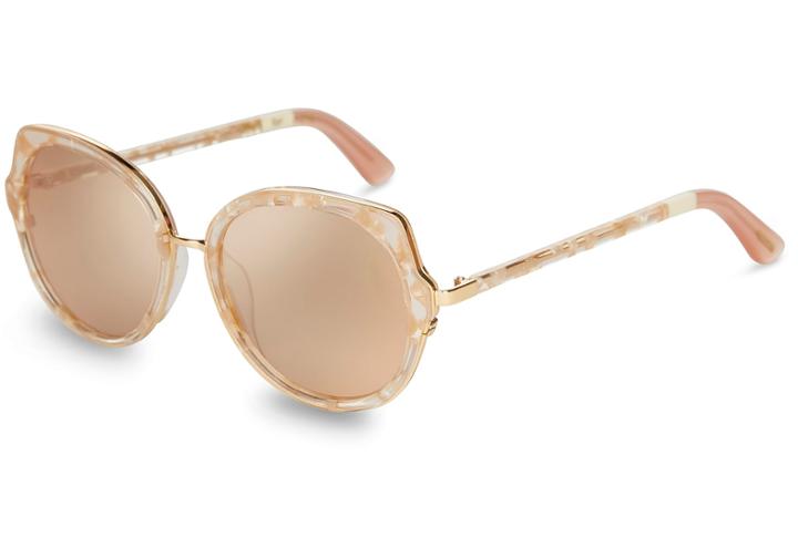 Toms Lottie Gold Flecks Crystal Champagne Mirror Lens