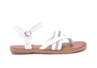 Toms White Leather Women's Lexie Sandals