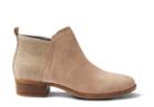 Toms Toms Desert Taupe Suede And Wool Women's Deia Booties - Size 6.5