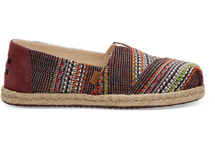 Toms Cherry Tomato Woven Women's Espadrilles